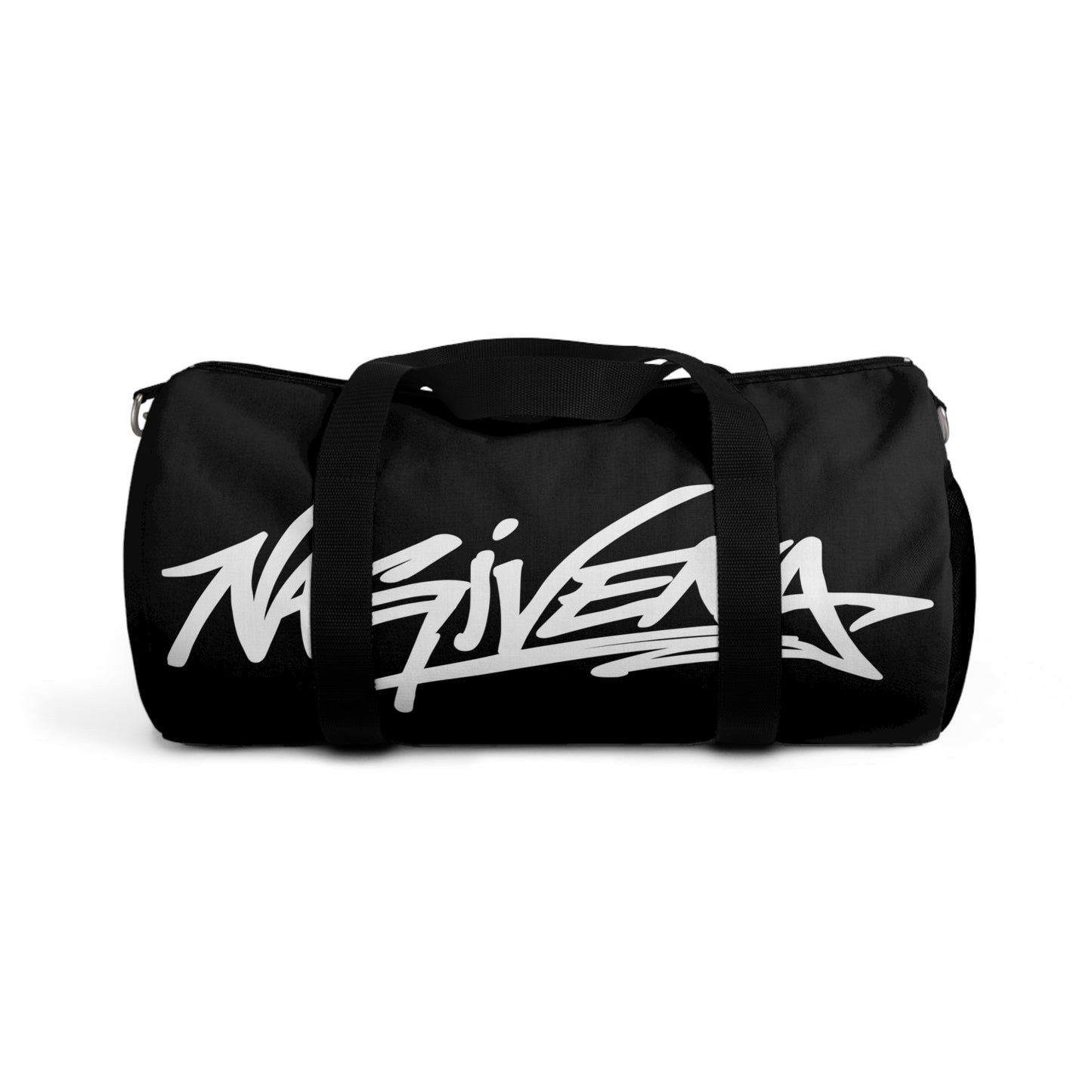 Graffiti Signature Duffel Bag - Bold Black Travel & Gym Bag