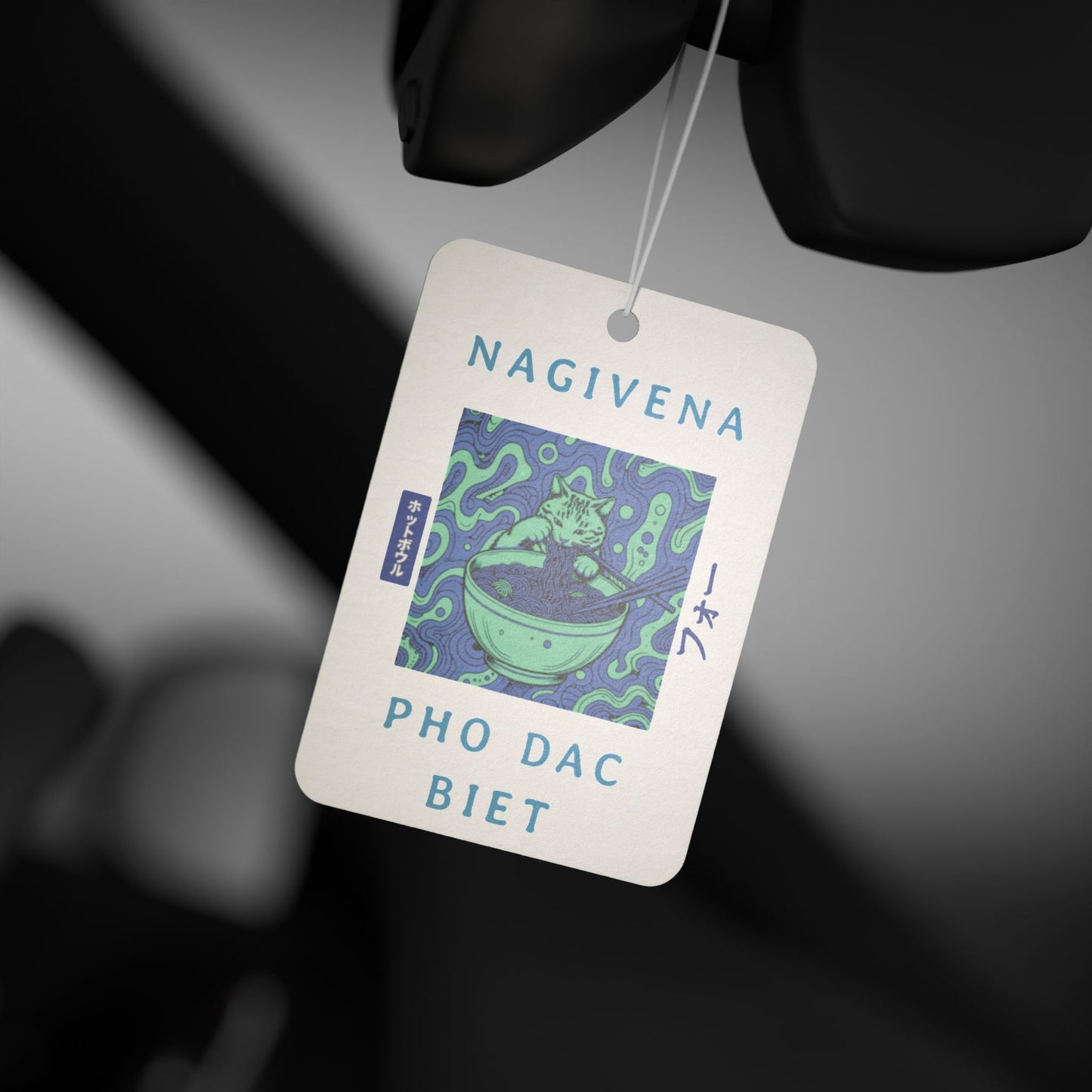 Vietnamese Pho Air Freshener – 'Nagivena Pho Dac Biet' Scented Car Charm