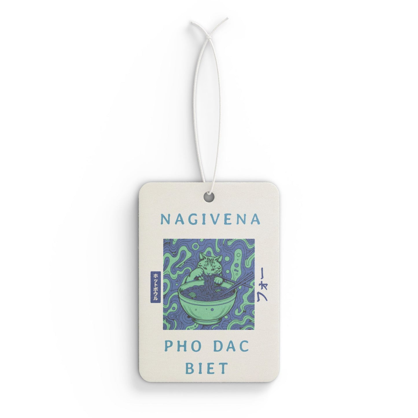 Vietnamese Pho Air Freshener – 'Nagivena Pho Dac Biet' Scented Car Charm
