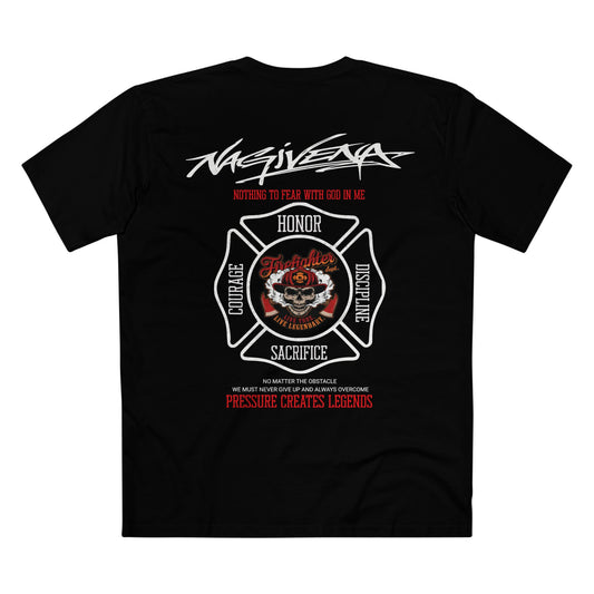 Nagivena Fire Division Tribute — Honor, Courage & Sacrifice Graphic Tee