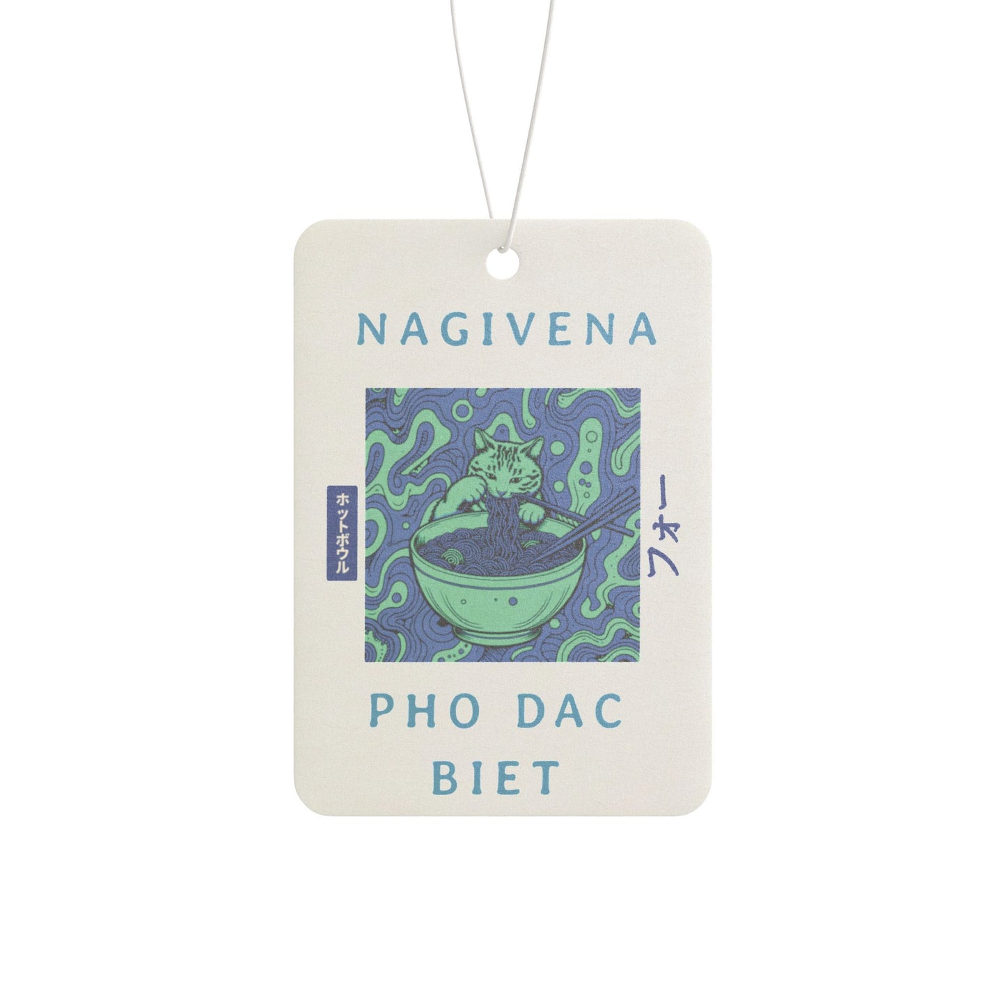 Vietnamese Pho Air Freshener – 'Nagivena Pho Dac Biet' Scented Car Charm