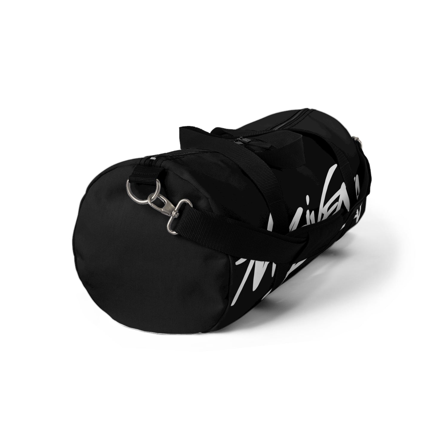Graffiti Signature Duffel Bag - Bold Black Travel & Gym Bag