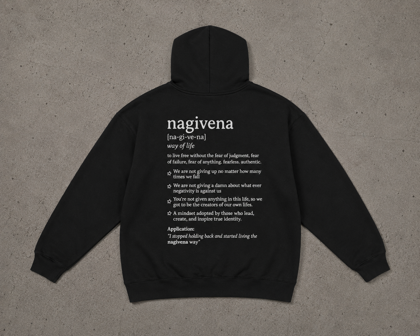 Nagivena Defined  Core Premium Hoodie