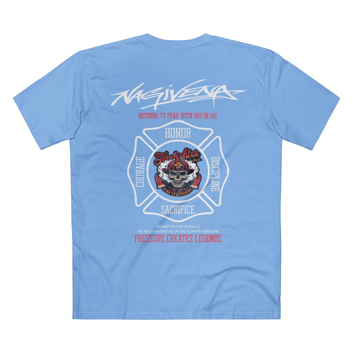 Nagivena Fire Division Tribute — Honor, Courage & Sacrifice Graphic Tee