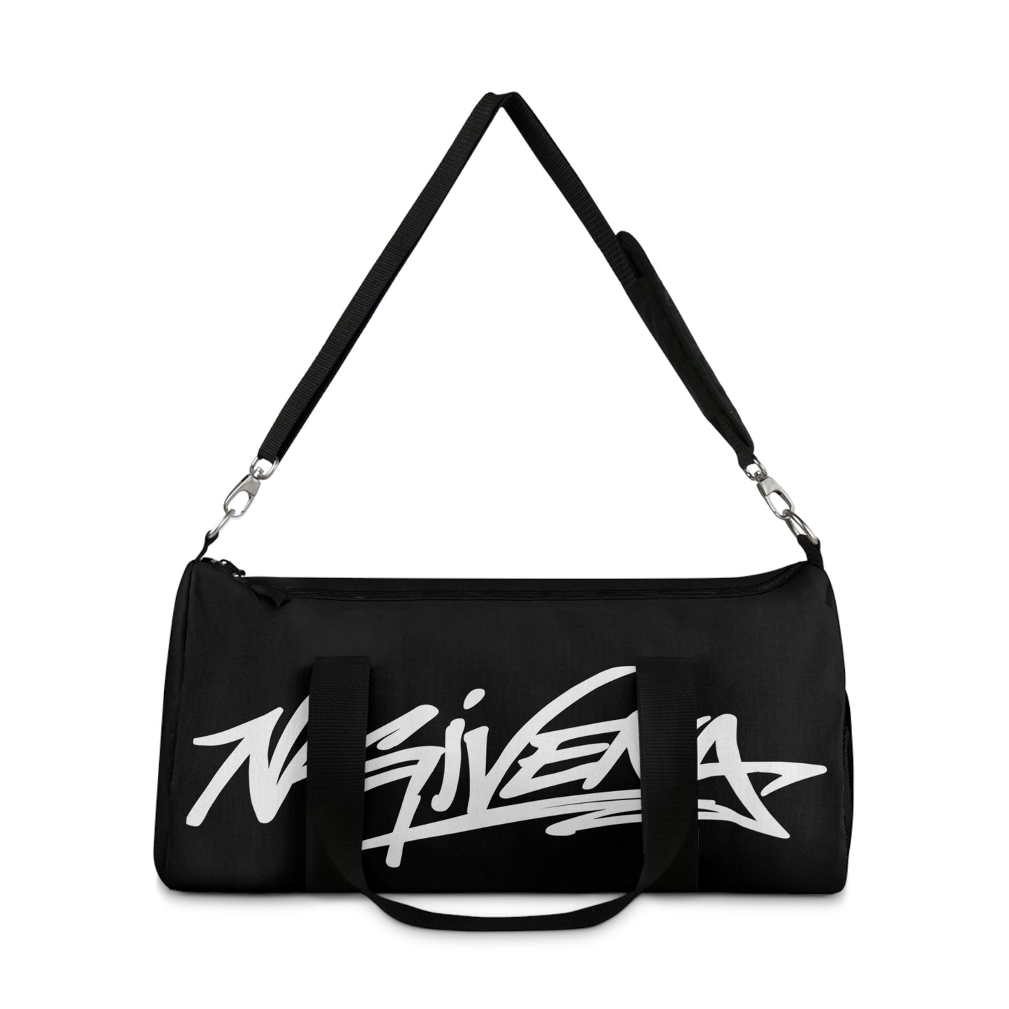 Graffiti Signature Duffel Bag - Bold Black Travel & Gym Bag