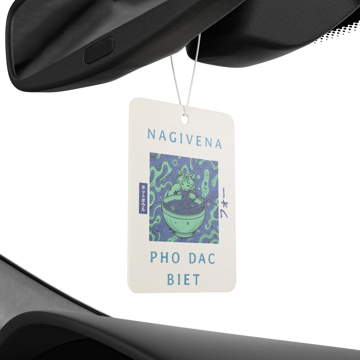 Vietnamese Pho Air Freshener – 'Nagivena Pho Dac Biet' Scented Car Charm
