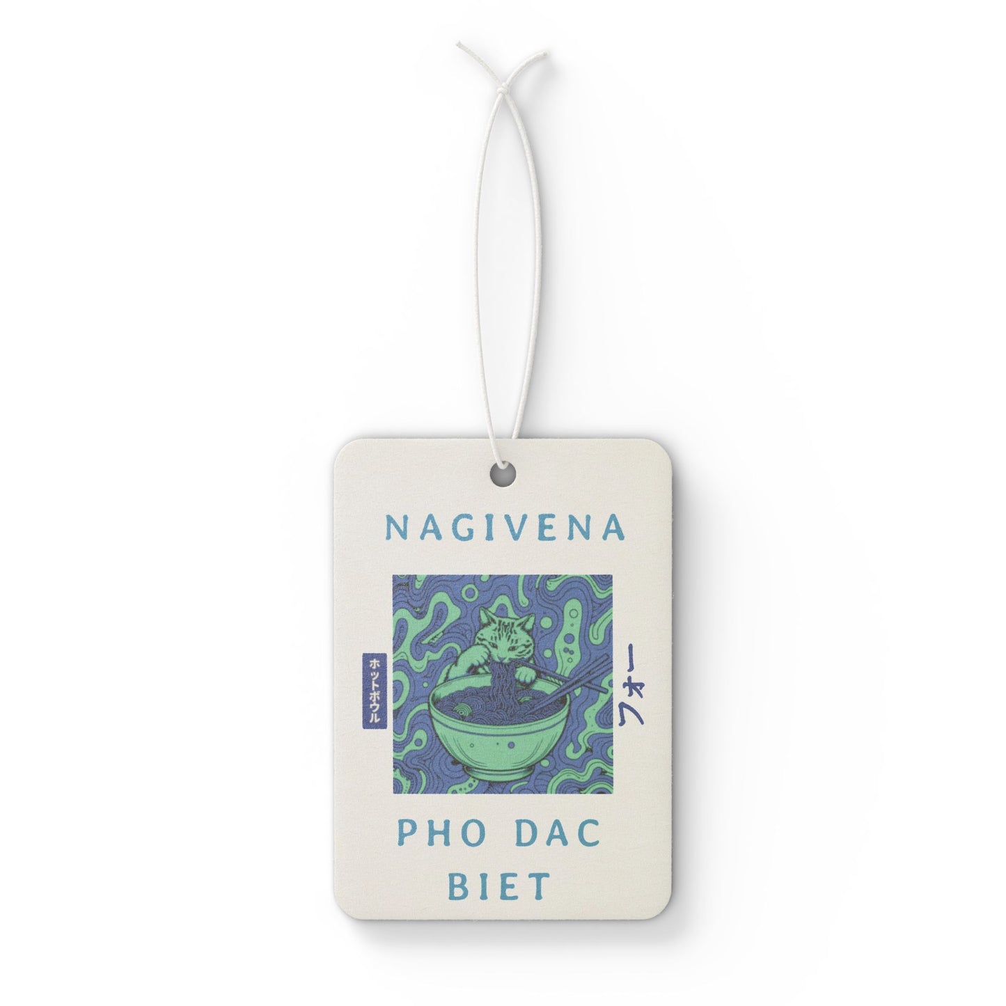 Vietnamese Pho Air Freshener – 'Nagivena Pho Dac Biet' Scented Car Charm